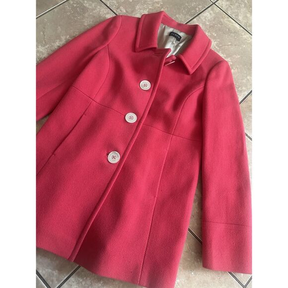 JCrew S Wool Blend Peacoat Jacket Pink - Picture 2 of 8